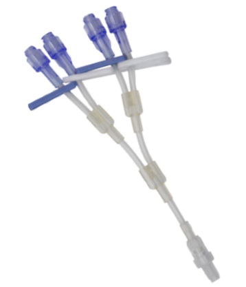 Extensor 4 Vias Valvulado